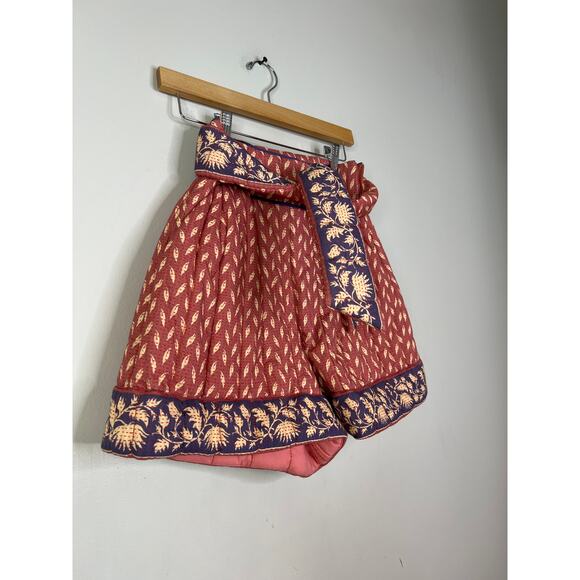 NWT Hunter Bell Edith Casual Soft Belted Short in Patina Border Pink/Purple - Picture 3 of 8